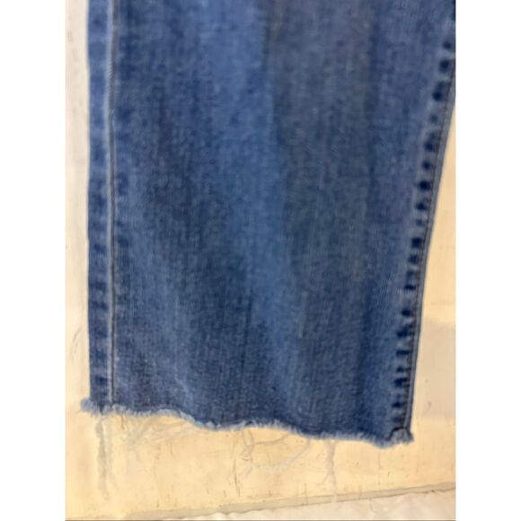 D. Jeans denim stretch jeans raw hems size 8 - Picture 12 of 16